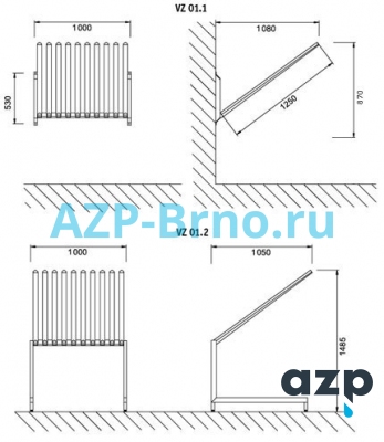 Нержавеющая вешалка для рабочих фартуков VZ 01 AZP Brno Чехия (фото, схема) Нержавеющая вешалка для рабочих фартуков VZ 01 AZP Brno Чехия (фото, схема)